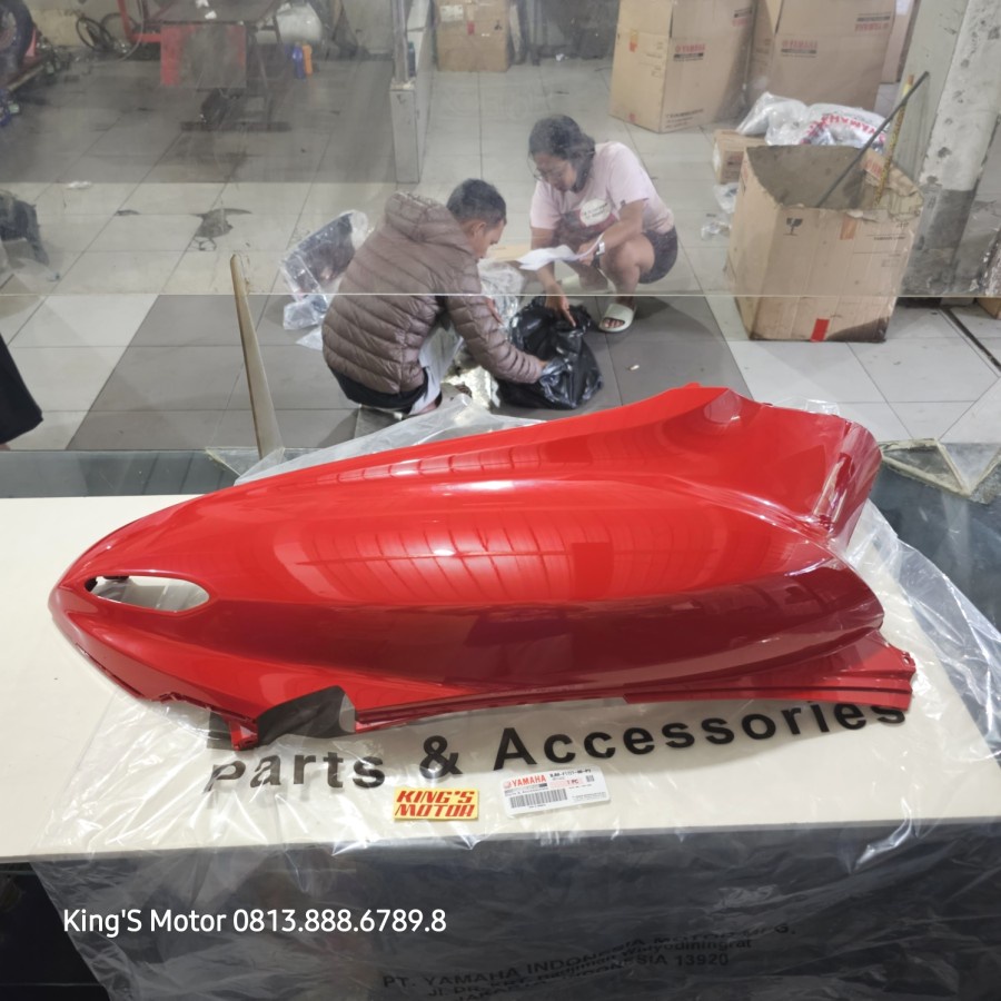 COVER BODY GRAND FILANO KIRI MERAH CABE RED BJM F1721 P3 ORI YGP