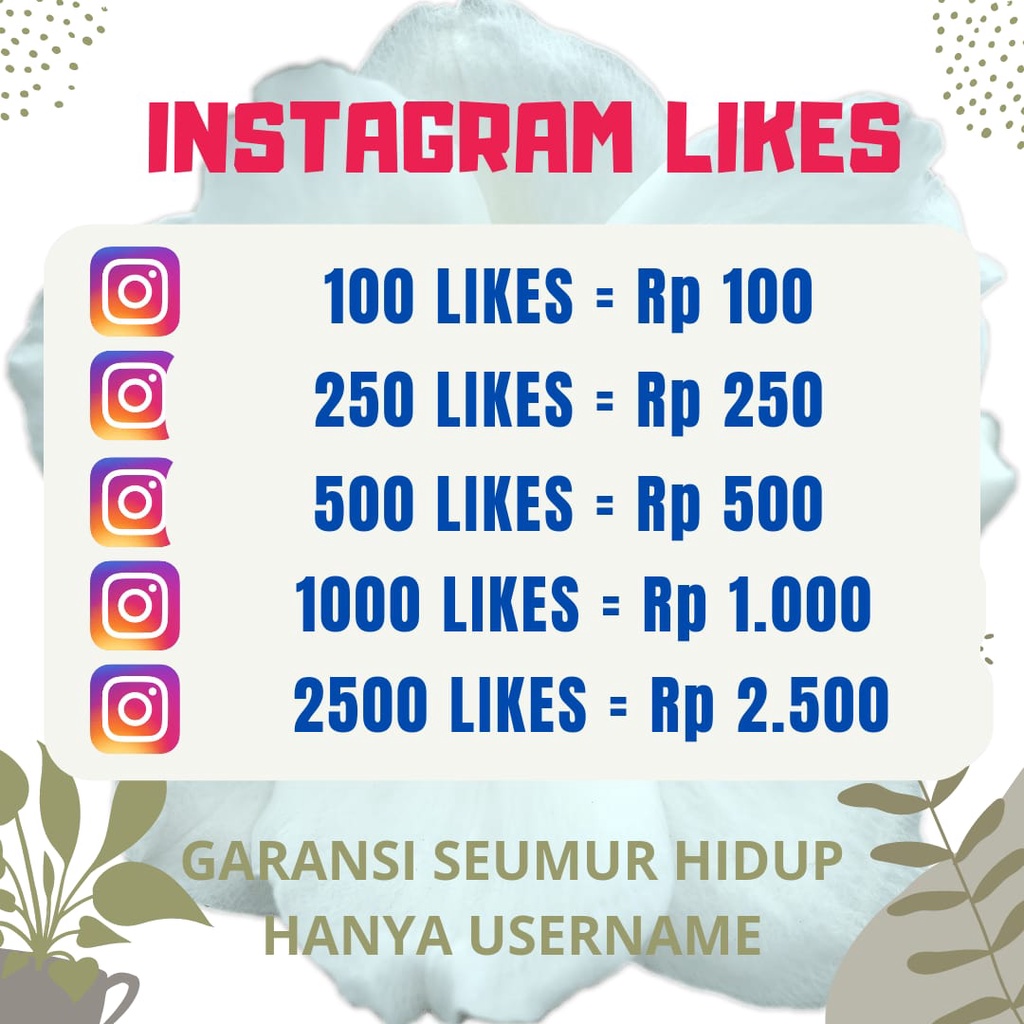 JASA TAMBAH INSTAGRAM LIKES MURAH AMAN BERGARANSI / LIKES INSTAGRAM | STARPANEL