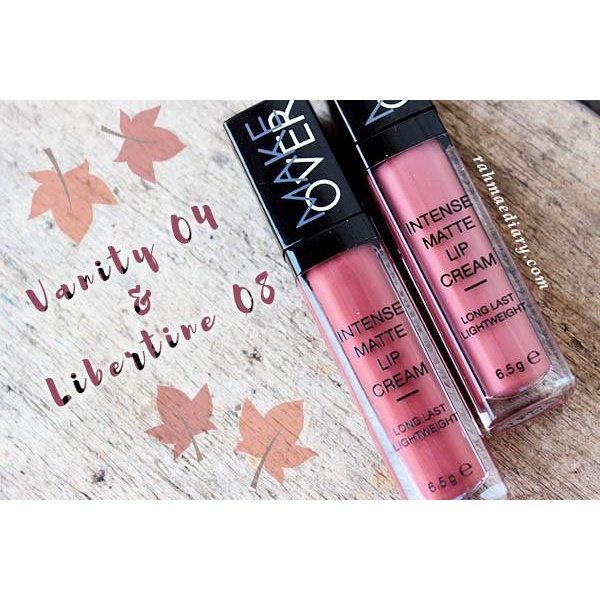Make Over Intense matte Lip Cream,JUAL MAKE OVER,LIPSTIK MAKE OVER