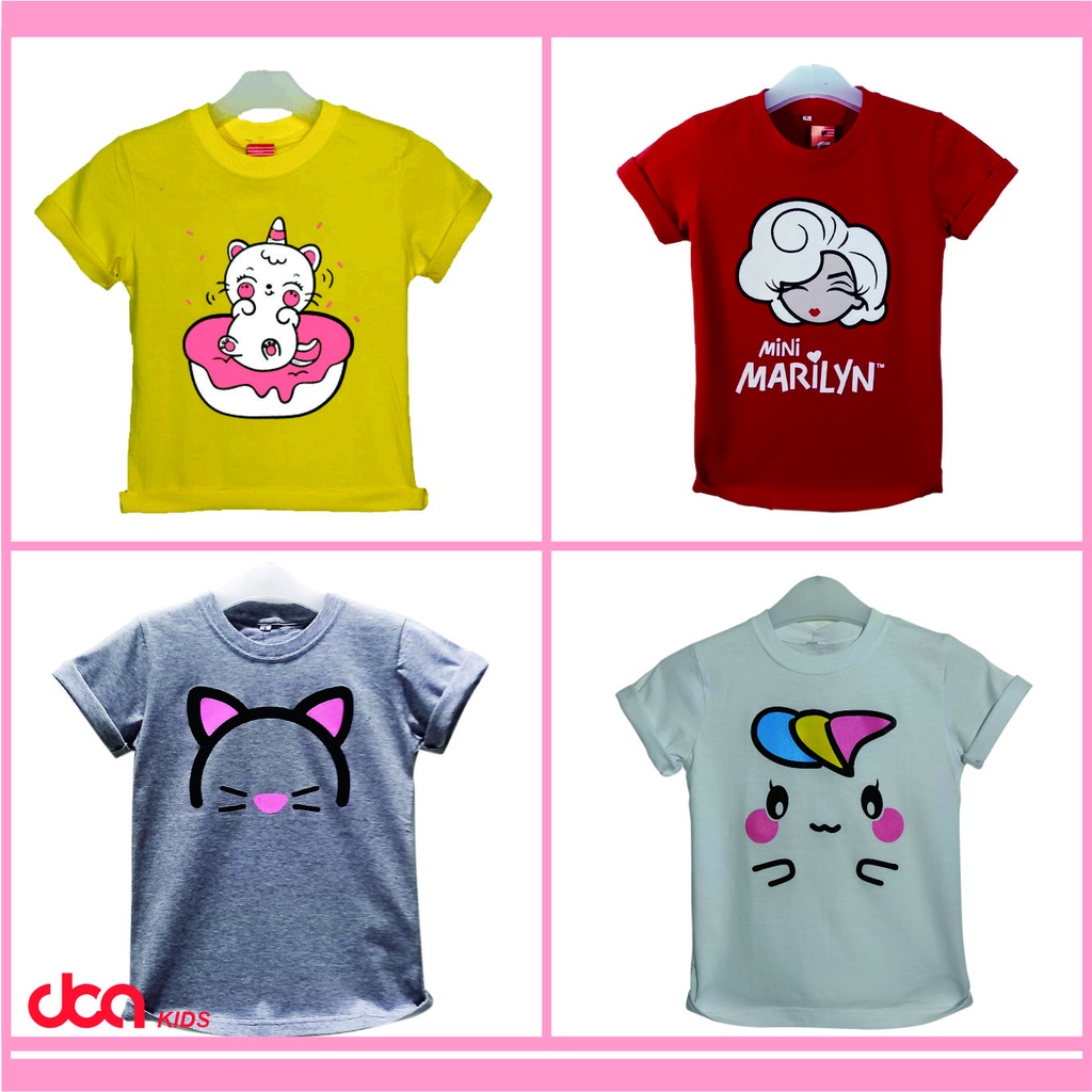 Baju / kaos anak karakter distro bandung grosir 1-12 tahun