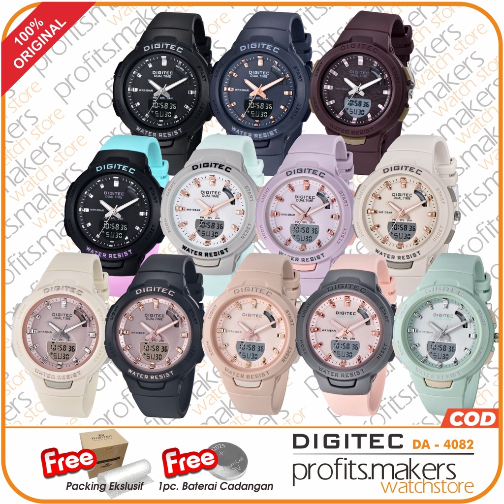 DIGITEC DG 4082 / DG-4082 / DG4082 / DG 3082 Watch Jam Tangan ORIGINAL