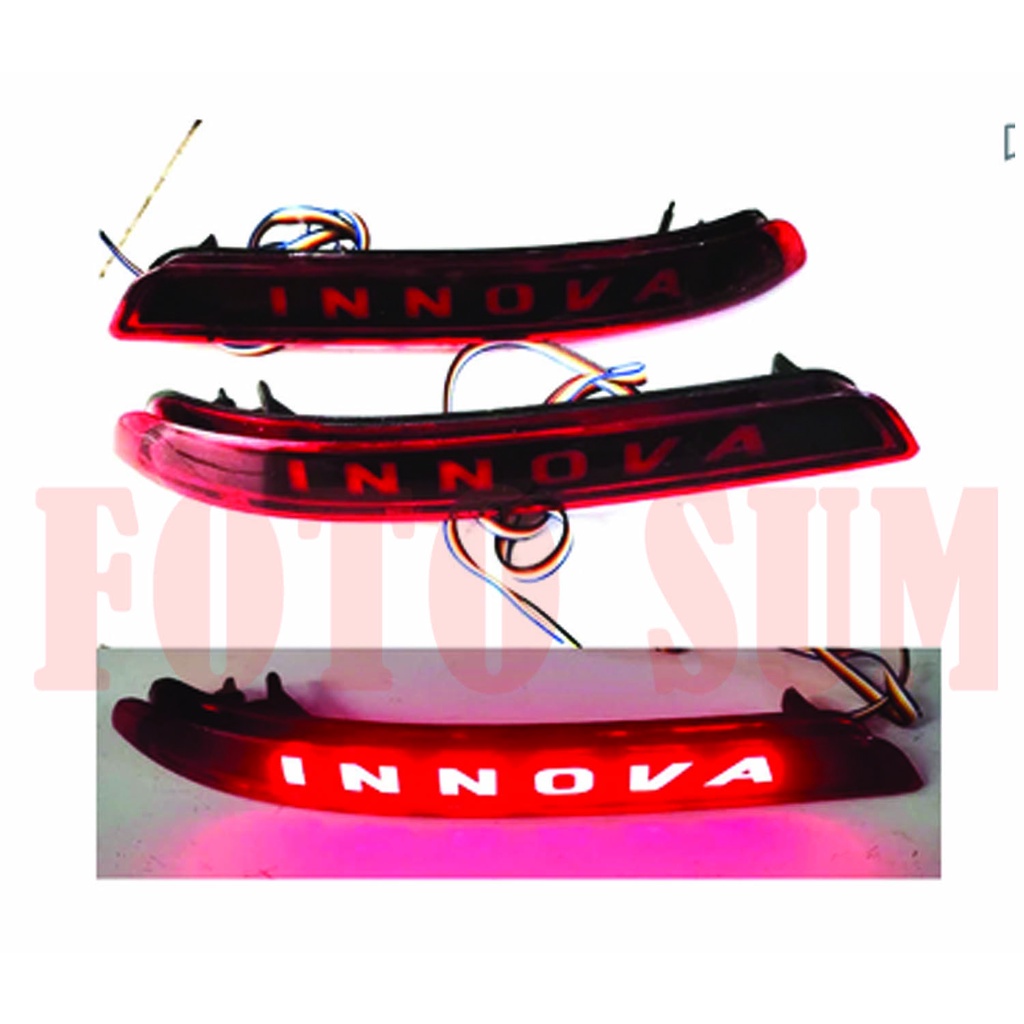 Lampu Bumper mobil Innova Reborn Tulisan Innova 2016 SAMPAI 2025