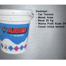 GROSIR Cat Tembok Aries Putih (20 Kg) / Cat Aries Kambing 20kg / Cat Kiloan putih 20kg Aries / Cat p