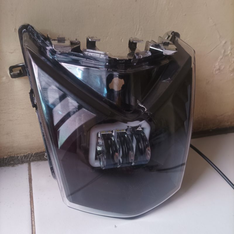 lampu depan daymaker honda beat fi 2012 2013 2014 2015 F1 lama demeker daymeker