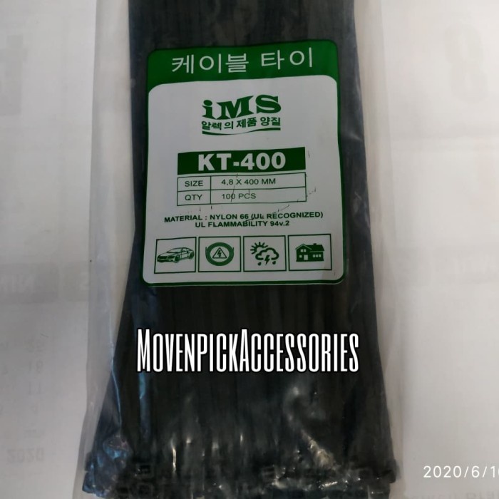 

Terlaris Kabel Ties-Kabel Tis-Insulok 40Cm Hitam