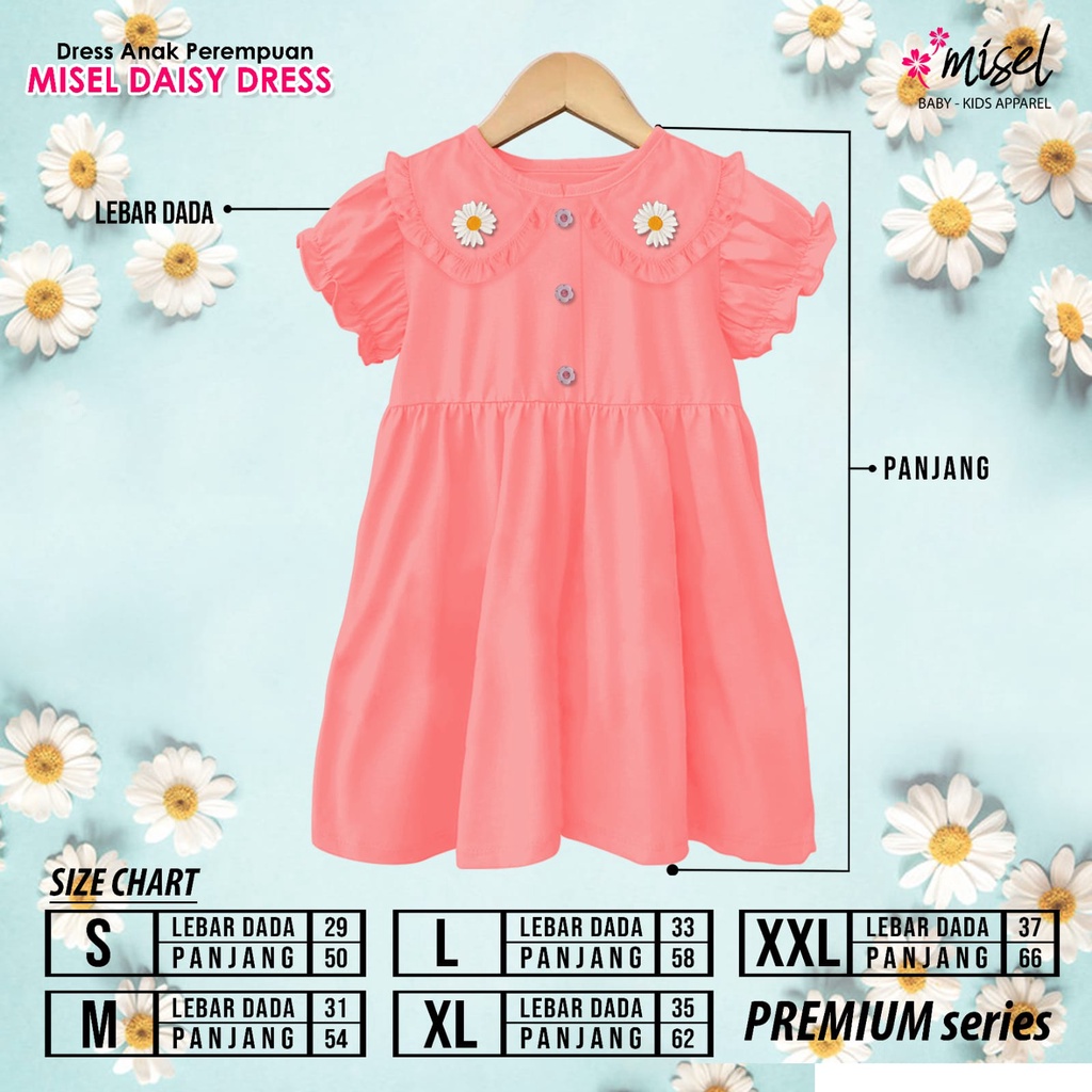 Baju Dress Anak Perempuan Agatchi Motif Bunga -  Dress Anak Perempuan