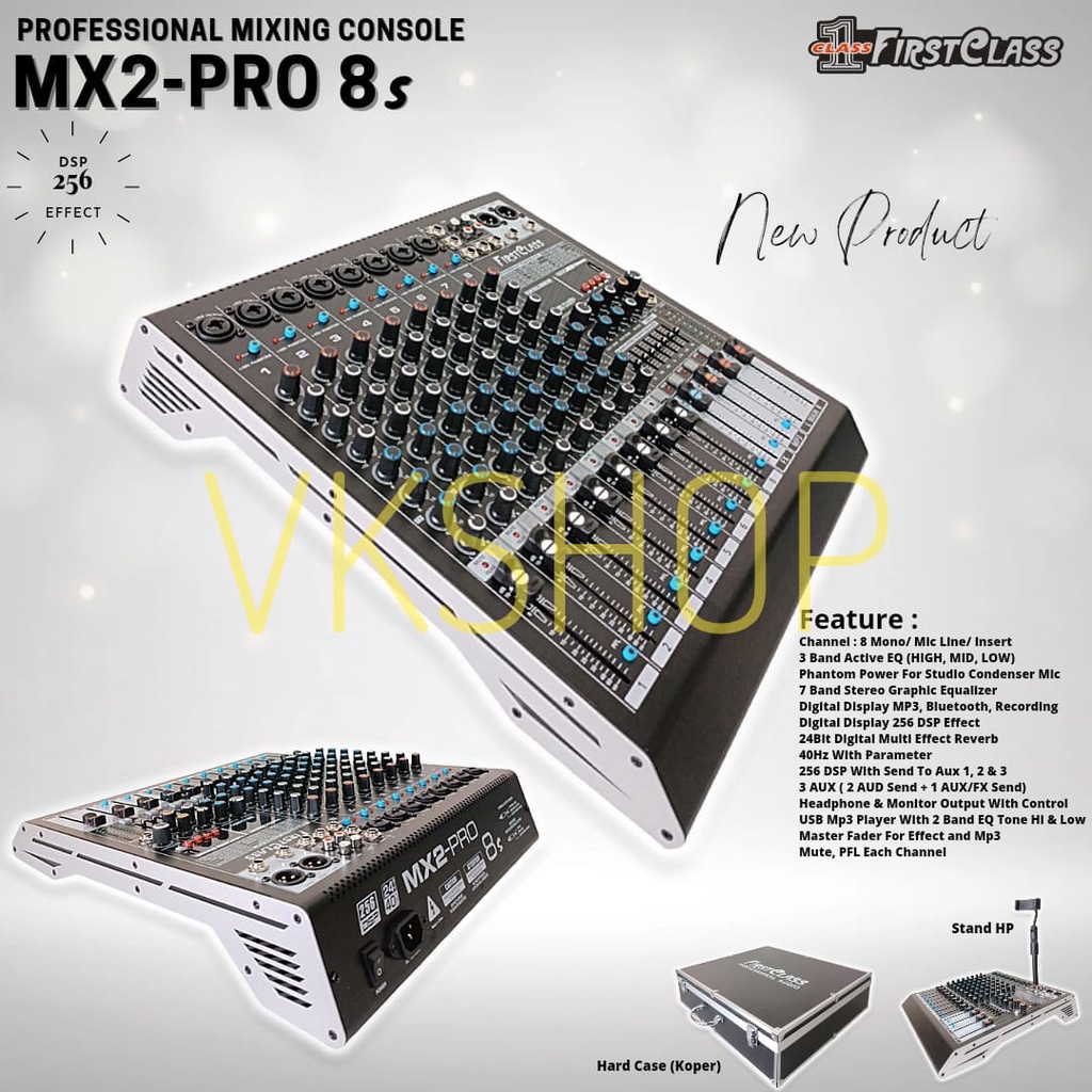 MIXER AUDIO MIXING CONSOLE MX2-PRO 8S / MX 2 PRO 8S / MX2PRO8S