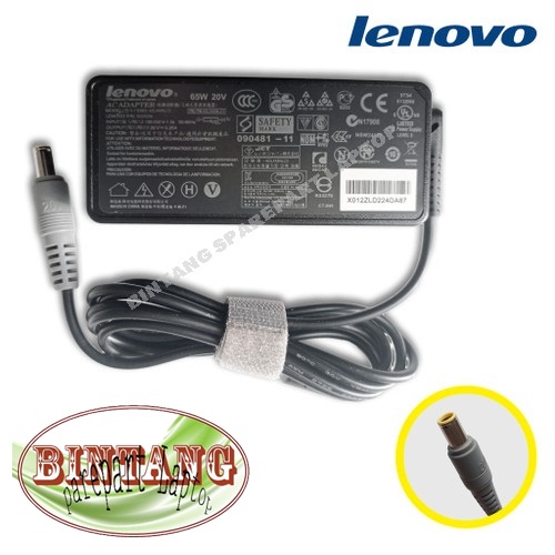 Adaptor Laptop casan Len0v0 ThinkPad  20V - 3,25A Colokan Jarum lubang besar 20V 4.5A 92P1159, 92P1160, PA-1650-171, 92P1211, 92P1212, 92P1255, 92P1253, 92P1254, 40Y7696 x60 T60 R60 Z60 X60S 3000 C100 C200 N100 V100 V200 B580 E30 E325 E40 E425 E430C