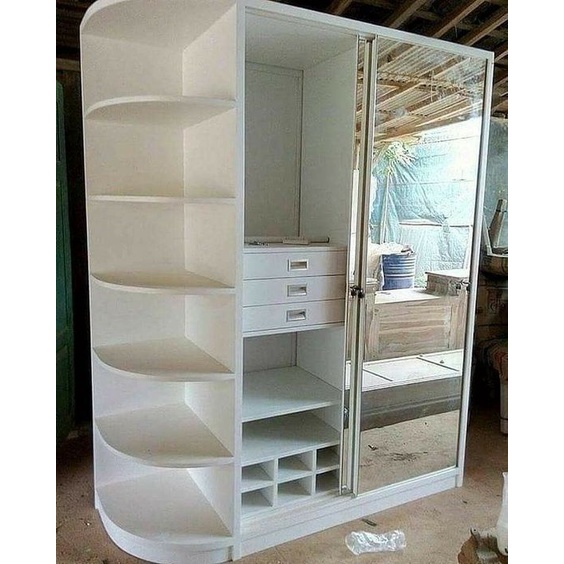 LEMARI PAKAIAN MINIMALIS 2 PINTU CUSTOM MURAH JAKARTA