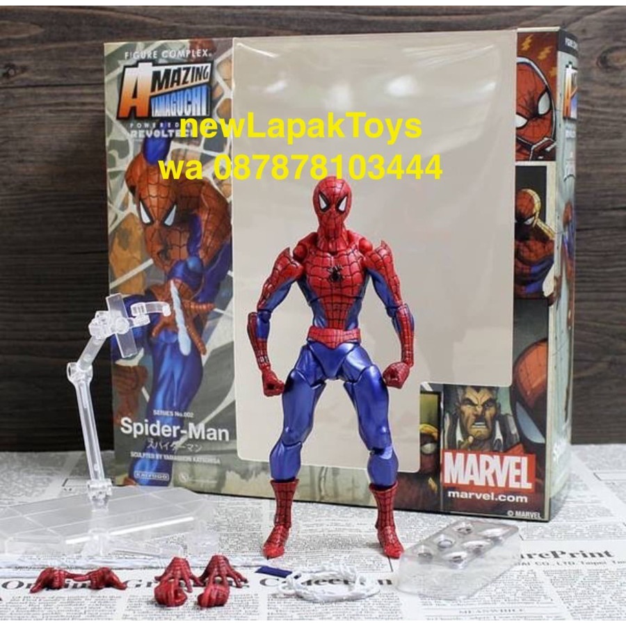 Revoltech Amazing Spiderman Yamaguchi 002 Ver Marvel Comics