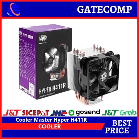 Cooler Master Hyper H411R - CPU Cooler - WHITE