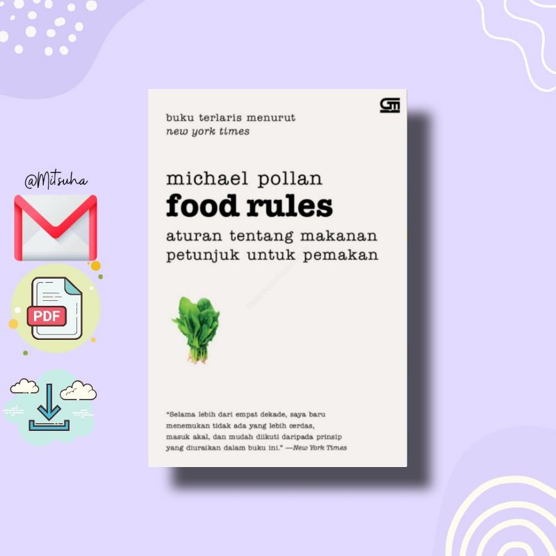

꒰. ꒱ Food Rules - Michael Pollan