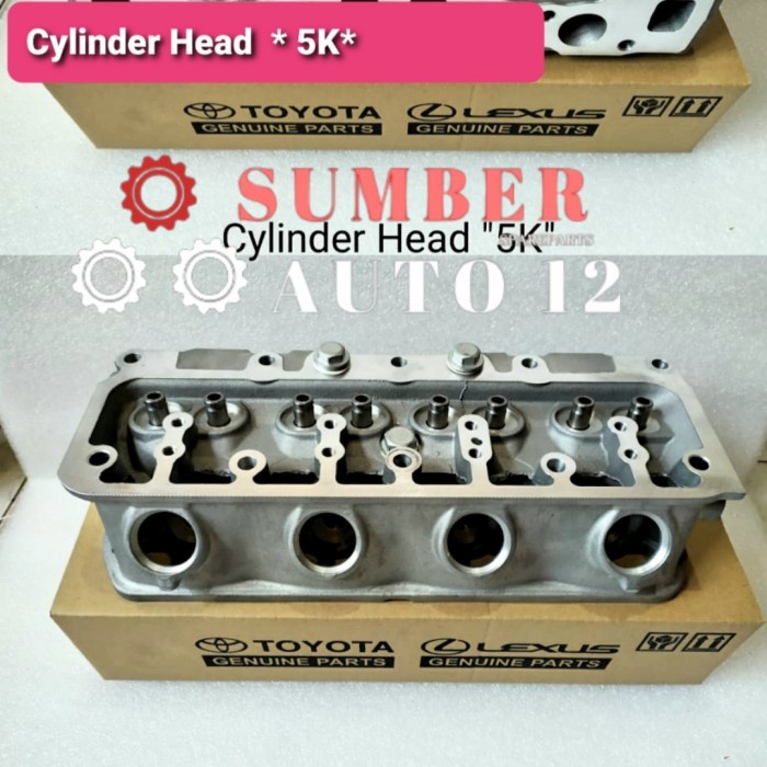 Cylinder head toyota kijang 5k asli original