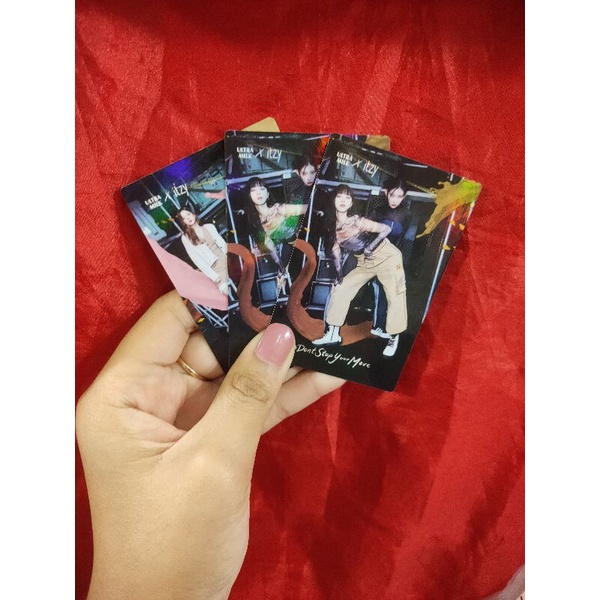 ULTRA MILK X ITZY PHOTOCARD PC