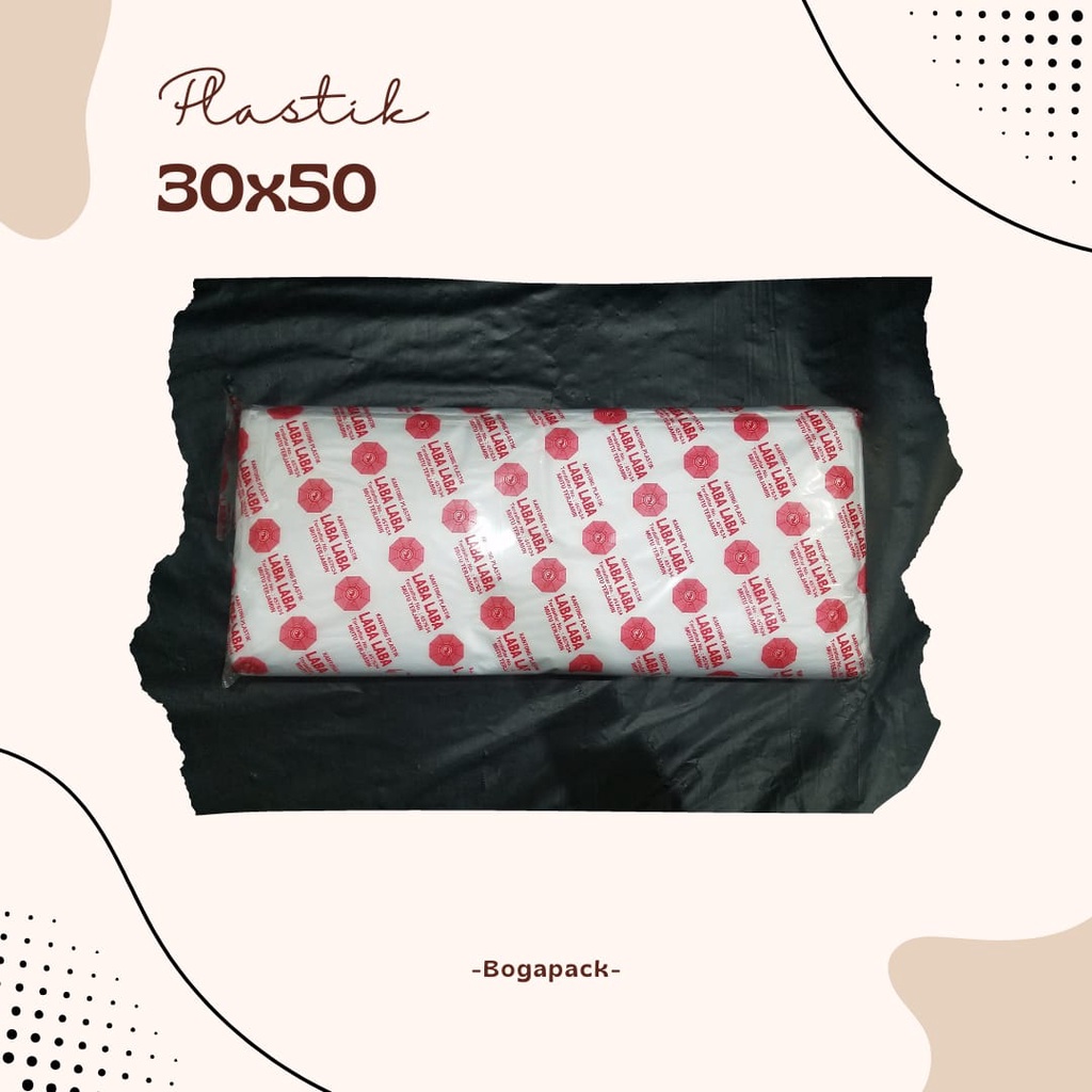 Plastik Doff Laba-laba 30x50 / Plastik 8kg / Plastik Laba-laba / Plastik HD / Plastik Butek / Plasti