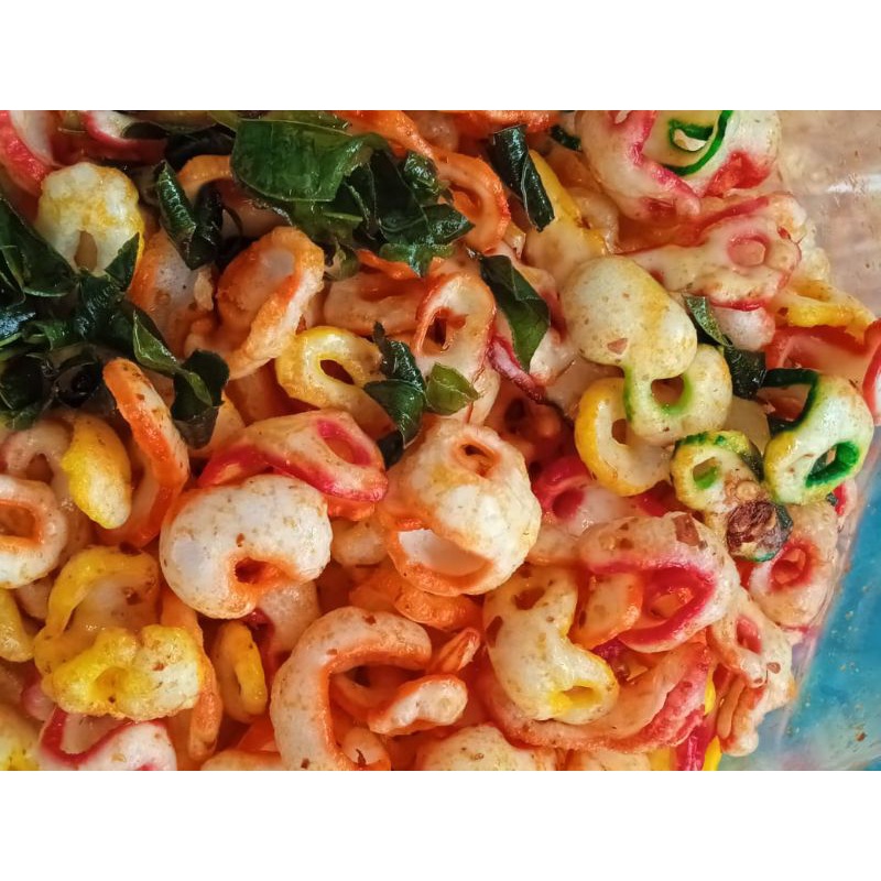 

Cemilan Krupuk Seblak Angka 8