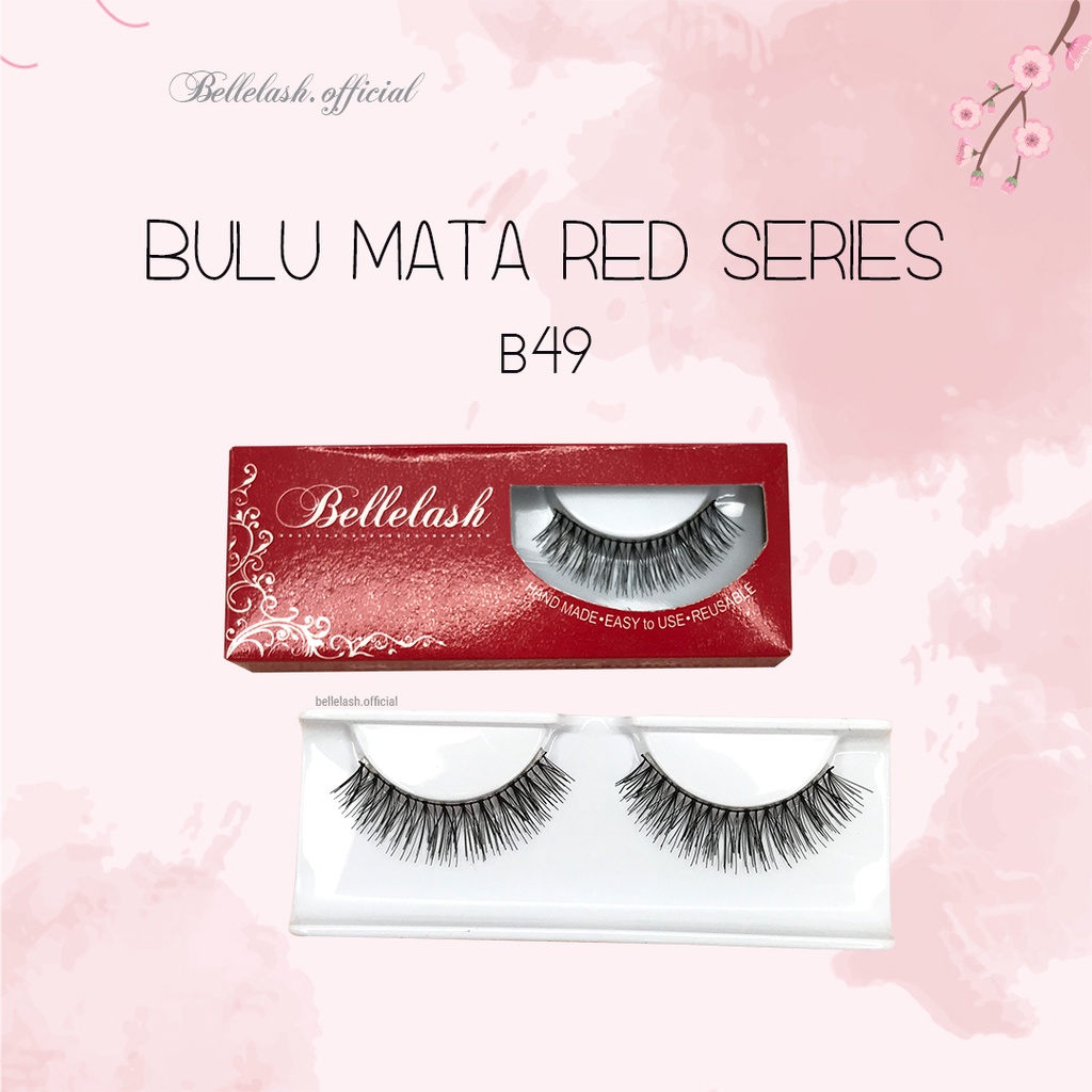 B49 Bulu Mata Palsu Handmade Natural False Eyelash Eye Lashes