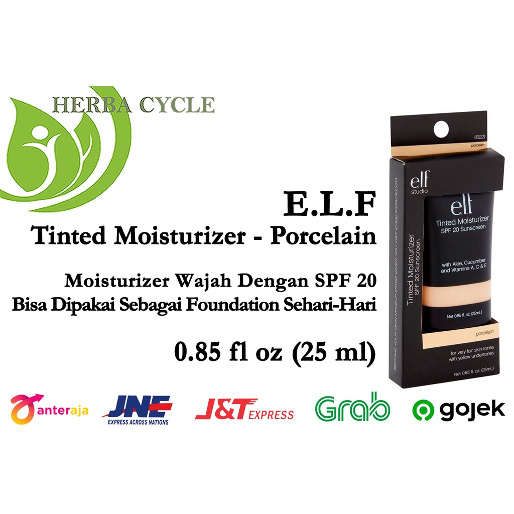 PROMO MURAH ELF Cosmetics Tinted Moisturizer SPF 20 (25 ml) Pelembab Seperti Foundation ORI USA