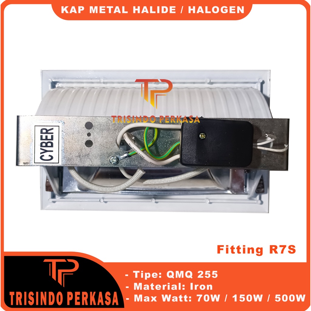 Kap Metal Halide Hilight High Light QMQ 255 70W / 150W R7S Kap sorot Halogen / Lampu Sorot Halogen 500 Watt 500w