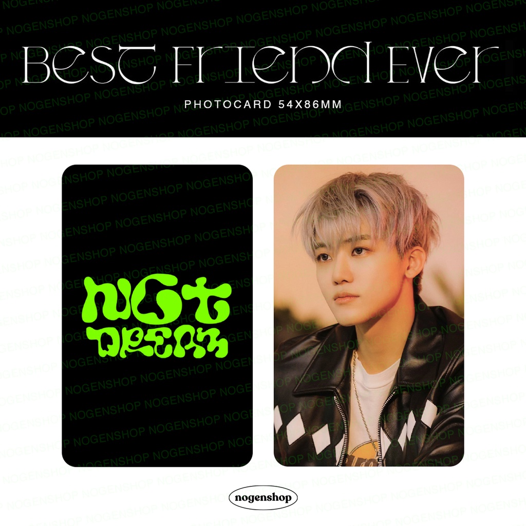 [UNOFFICIAL/FANMADE] PHOTOCARD PC NCT DREAM BEST FRIEND EVER