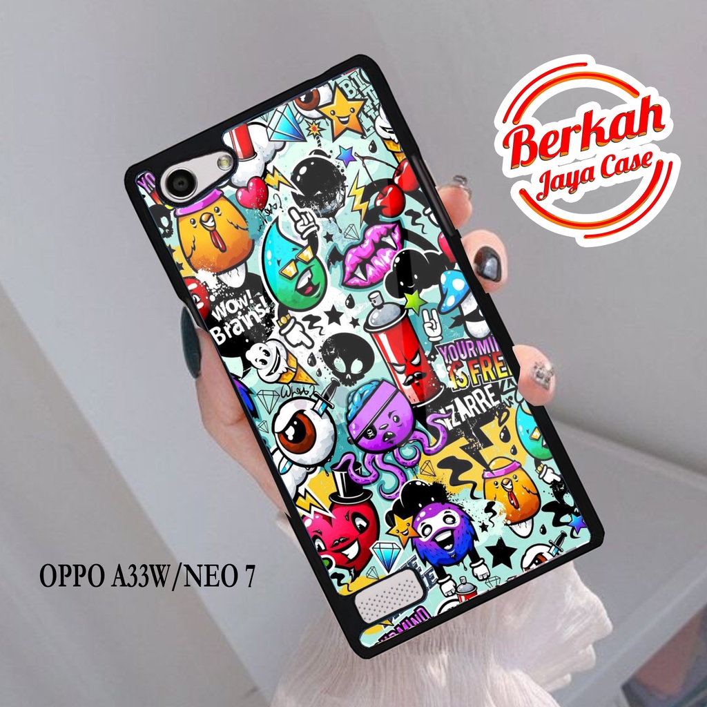 Case OPPO A33W /NEO 7 Casing OPPO A33W /NEO 7 Casing GRAFITY Case Keren Terbaru  Casing Hardcase pre
