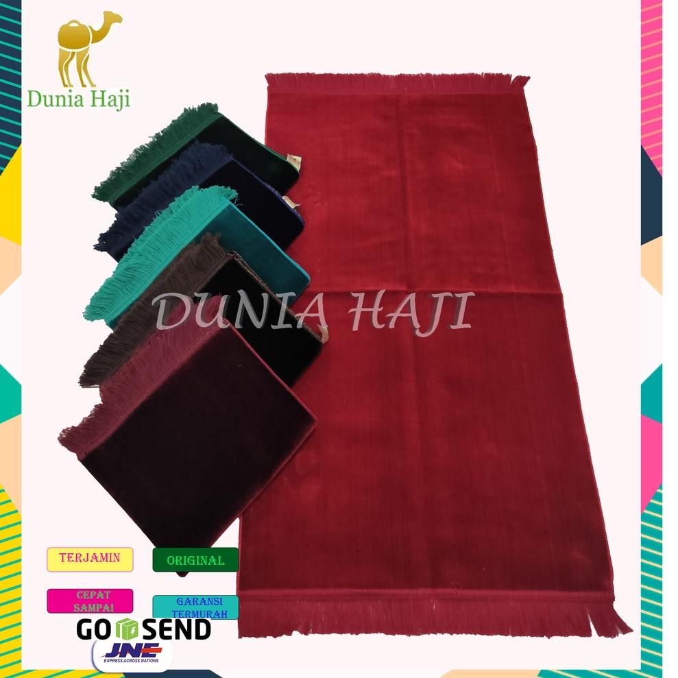 READY Sajadah Bulu POLOS WARNA Tebal Ukuran Besar 70 x 110 cm TANPA MOTIF Turki / Oleh Oleh Haji dan