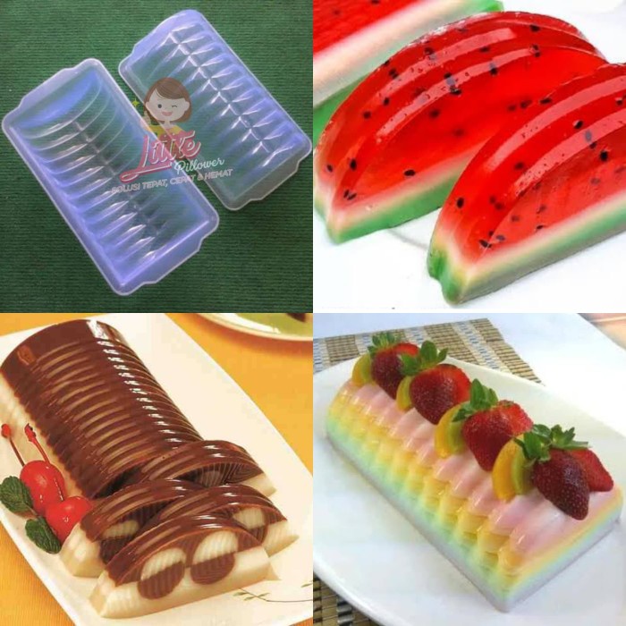 [Cetakan ] Cetakan Puding Semangka/Cetakan Puding Setengah Lingkaran/Cetakan Bolu [Kue]