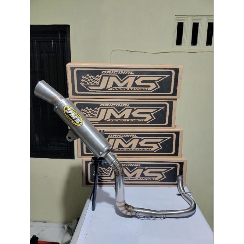 knalpot JMS original Cha Thailand buat motor Vario 125/150 inlet 38