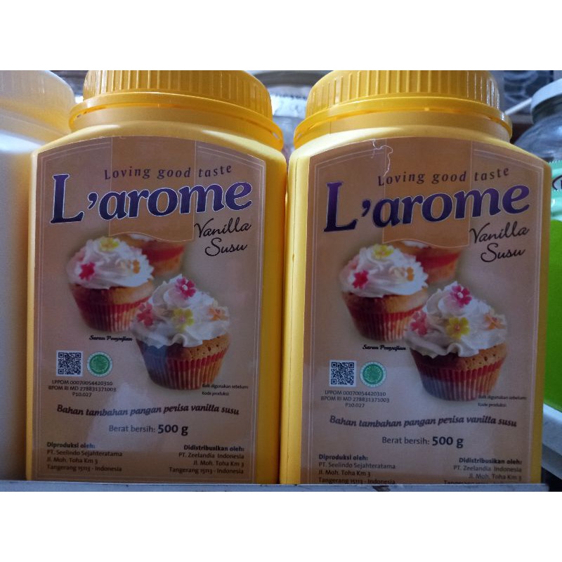 

Larome Perisa Vanila Susu 500g