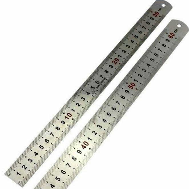 

Penggaris Stainless Steel 150 Cm / Stainless Steel Ruler 1.5 Meter