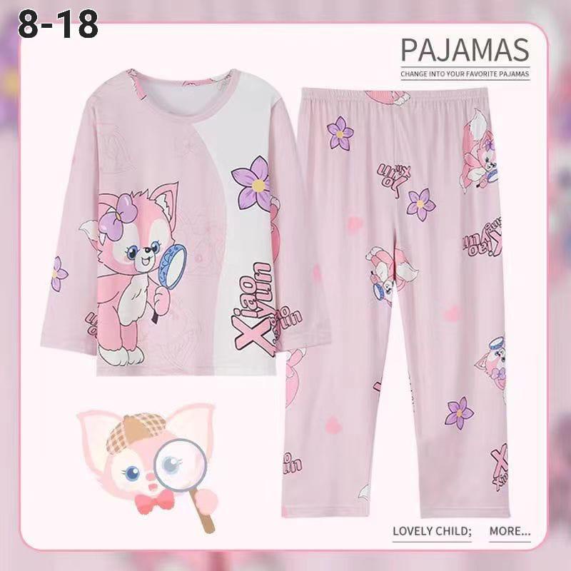 GROSIR PIYAMA MURAH IMPORTIR- SETELAN BAJU ANAK ANAK PEREMPUAN IMPORT KARTUN- PIYAMA BAJU TIDUR IMPO