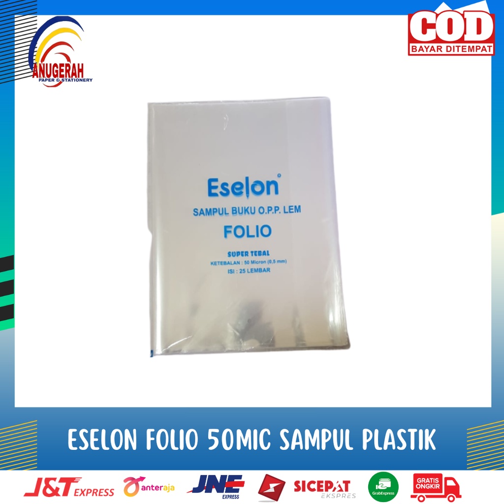 

ESELON FOLIO 50MIC SAMPUL PLASTIK (PAK)