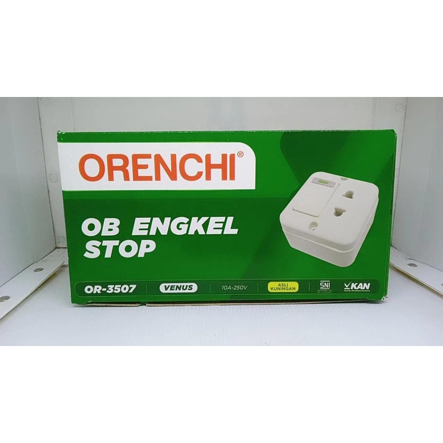 Orenchi Venus OB Saklar Engkel / Stop / Seri / Engkel+Stop kontak tanam