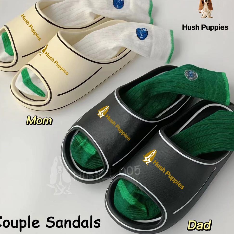 TERPERCAYA Hush Puppies Sandal Wanita Korea Sandal Pria Slide Ringan Sendal Cewek Cartoon Import San