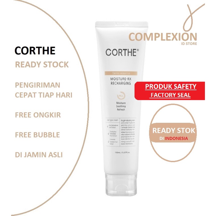 Corthe Dermo Moisture RX Recharging 150ml Moisturiser Krim Face Cream Pelembab Wajah