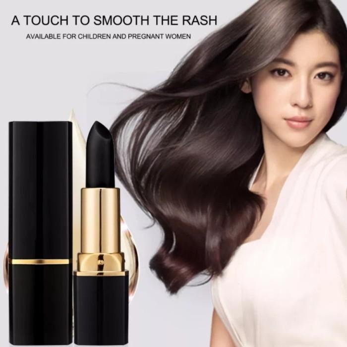 Lipstik Cat Rambut Uban Penghitam Bright Hair Dye Pen - Hitam