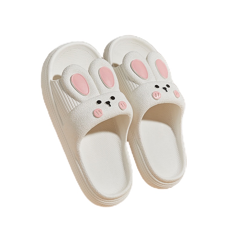 Lazy Bear Sandal Slip On PVC Cute Rabbit /Sendal Jelly Wanita /Sandal Perempuan Lucu / H30 Sendal Rabbit / Rumah Nyaman Slipper / Korea Soft Rubber Non Slip