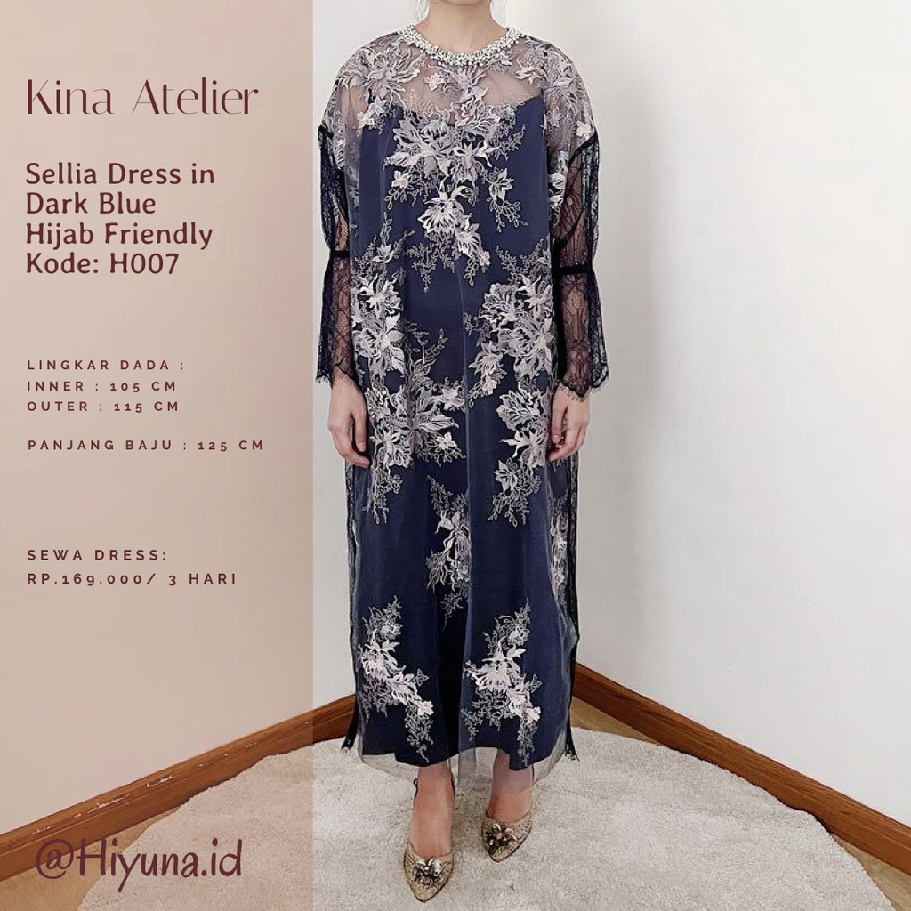 Sewa Dress Kina Atelier - kode 007