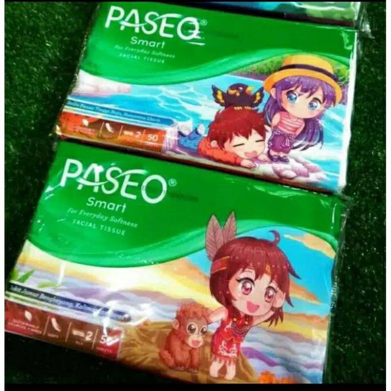 Tissue Paseo Smart Travel 50 Sheets - PASEO TRAVEL PACK