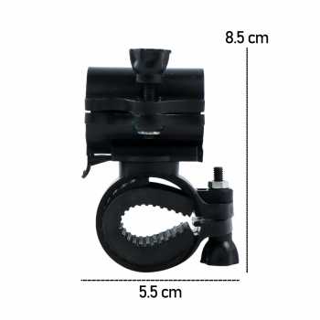 Bracket Senter Sepeda FLashlight Bicycle Bike Mount Lamp dudukan / Bike Bracket Mount Holder for Flashlight / Clamp Bracket Braket Bereket Dudukan Pegangan Senter Lampu Police Mounting Clip Klip Penjepit Senter Stang Sepeda Universal Kuat Anti Jatuh Murah