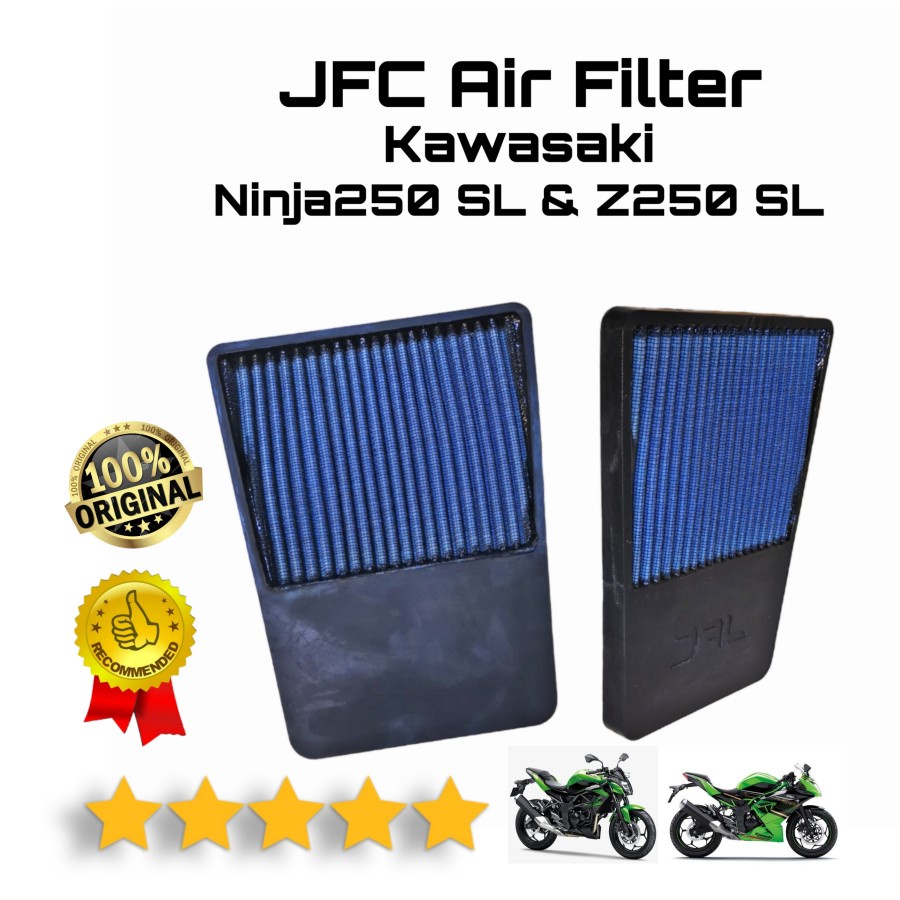 JFC Air Filter Ninja250SL Z250SL - saringan udara RRmono Ninja 250 SL Modificazone Aksesoris Modifik
