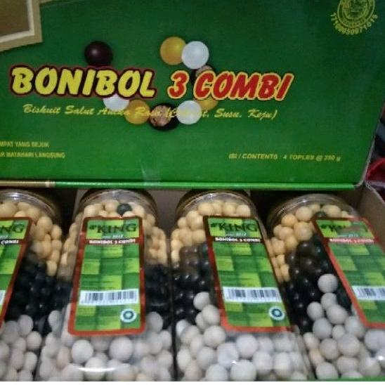 

♨ Bonibol coklat susu keju/bonibol combi per dus isi 4 toples ♦