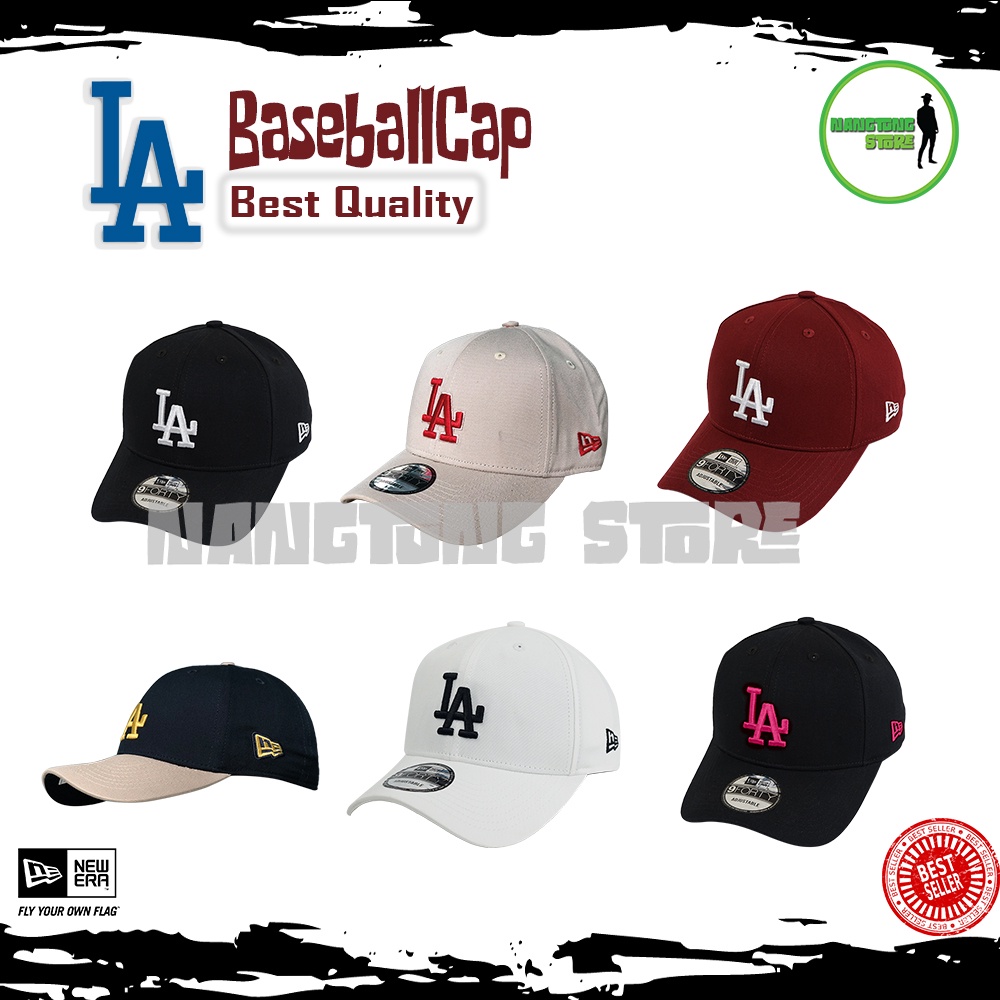 Topi Baseball Hat LA Boston Red Sox Grade ORIGINAL, Topi Bisbol Basket Tim Cap Pria Dewasa Ori Distr