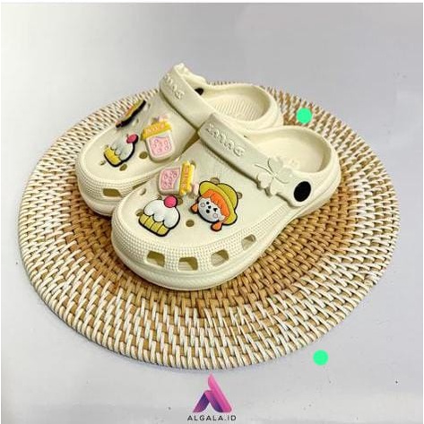 Sendal anak ANAK PEREMPUAN BAIM keren tali belakang dengan MOTIF CANTIK