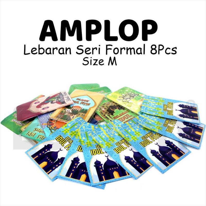 

(ISI 5 PACK)AMPLOP LEBARAN UKURAN MEDIUM