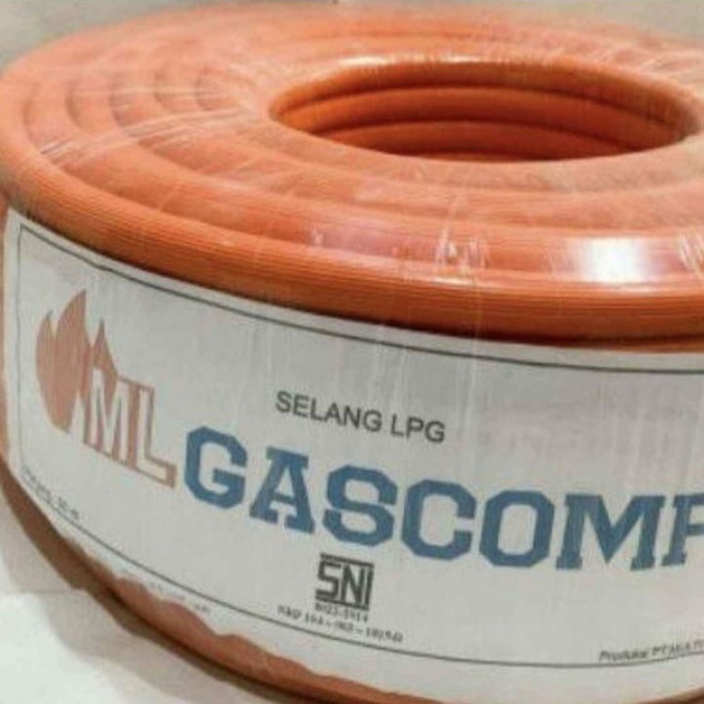 1 ROLL 50M Selang Gas Orange Selang LPG Selang Regulator Kompor Gas High Pressure PER ROLL