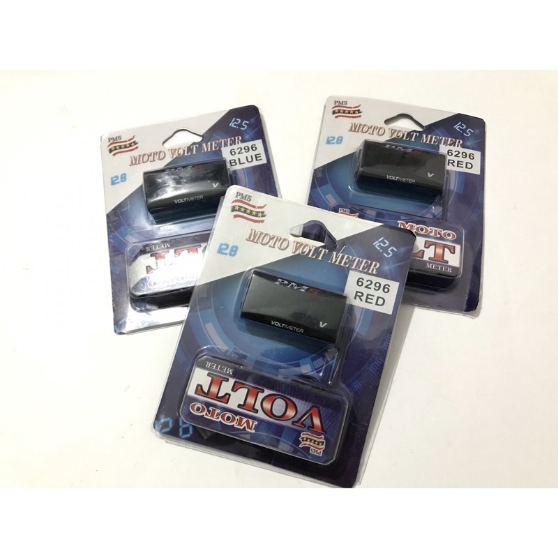 Voltmeter Digital led Waterproof Universal Volt Meter Aki Motor Mobil