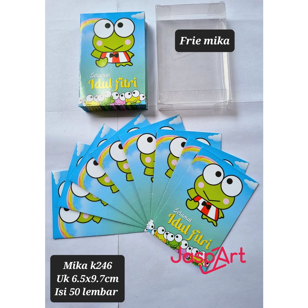 

AMPLOP ANGPAO LEBARAN HARI RAYA IDUL FITRI MURAH MERIAH READY STOCK MIKA ISI 50 LEMBAR MIKA K246