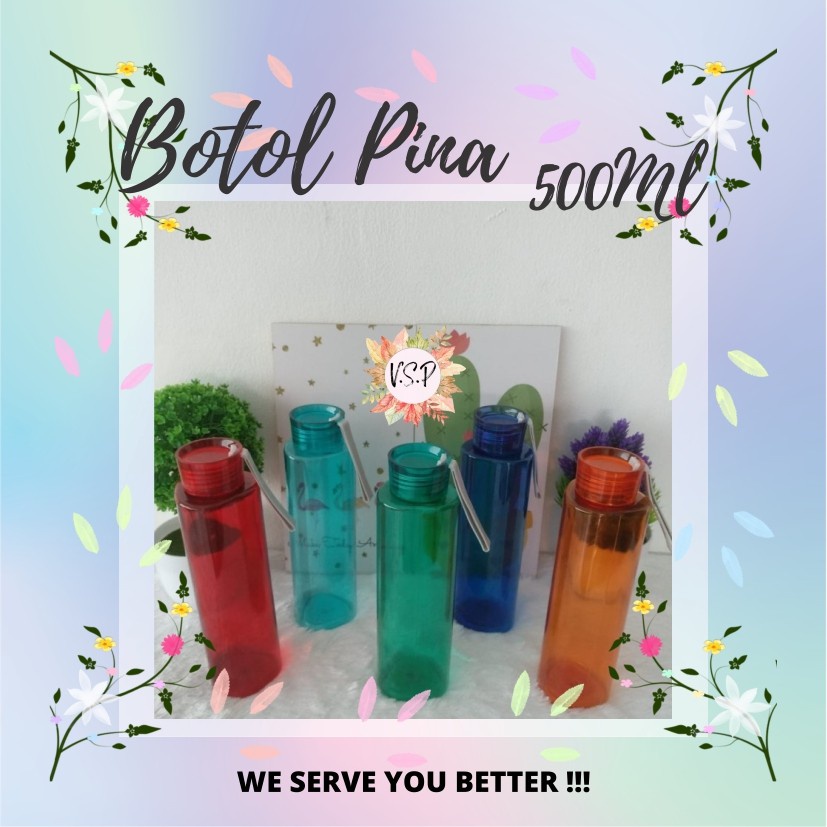 Tumbler Botol Plastik R. Pina Polosan