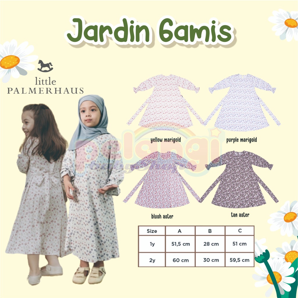 LITTLE PALMERHAUS  - JARDIN GAMIS - GAMIS ANAK PEREMPUAN